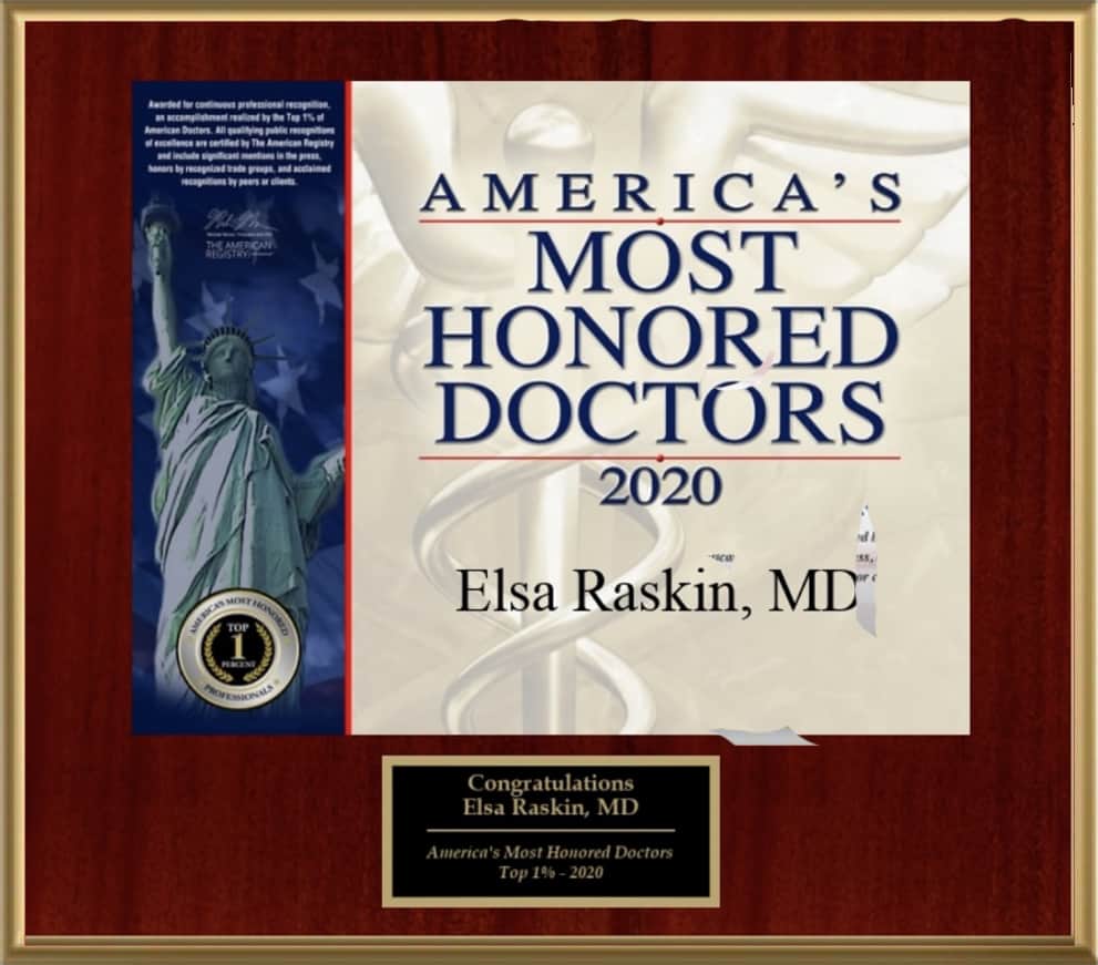 America's Most Honored Doctors, 2020