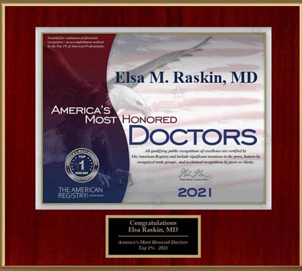 America's Most Honored Doctors, 2021